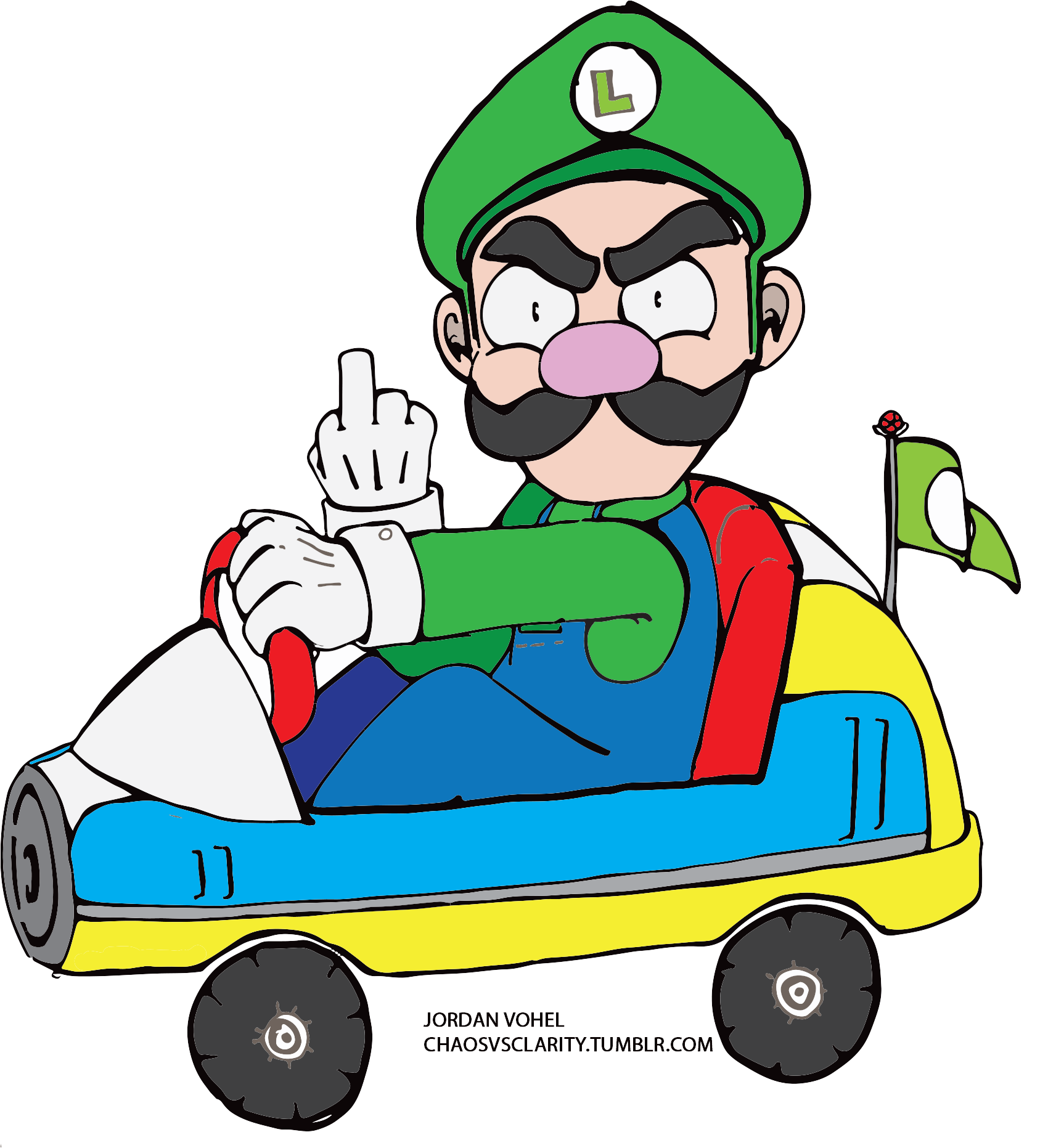 Luigi Sticker