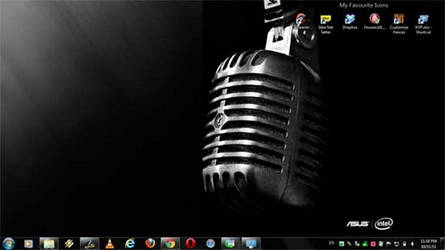 Asus And Intel Theme For Windows 7