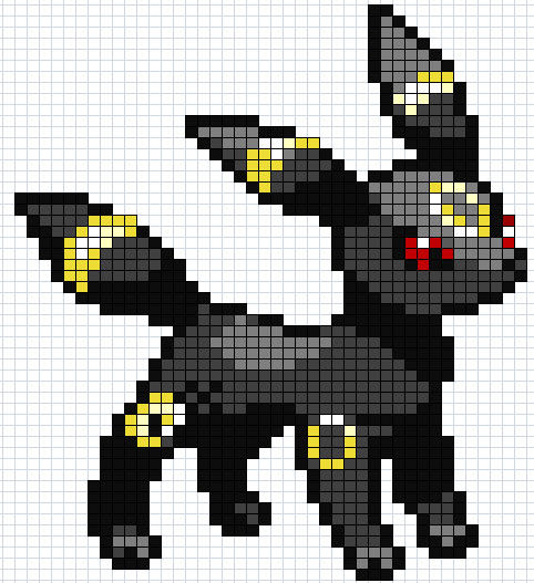 Pixel~Umbreon GIF by luckyworld2510 on DeviantArt