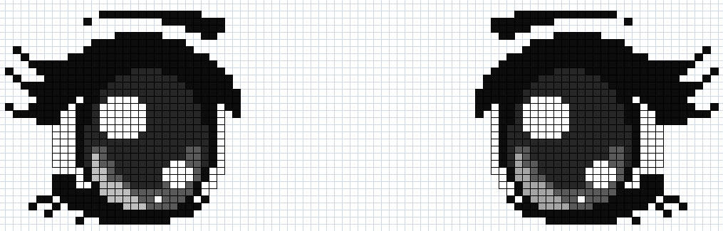 Глаз пиксельный рисунок