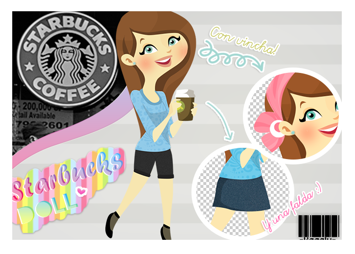 StarbucksDoll .Psd - Salu2 lml