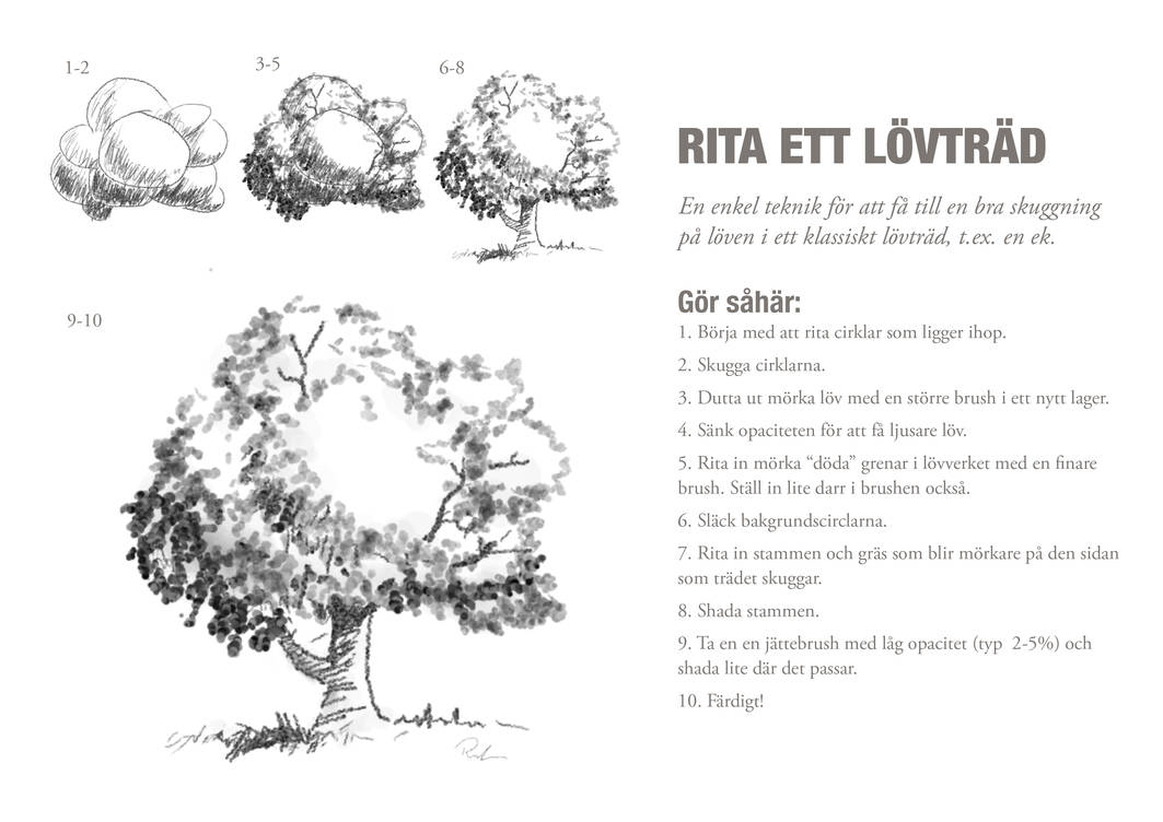 Tutorial Tree Drawing by svirf on DeviantArt