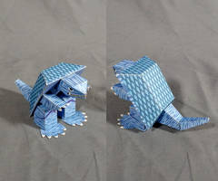 Hako Clone kaiju - Gamera(blue)