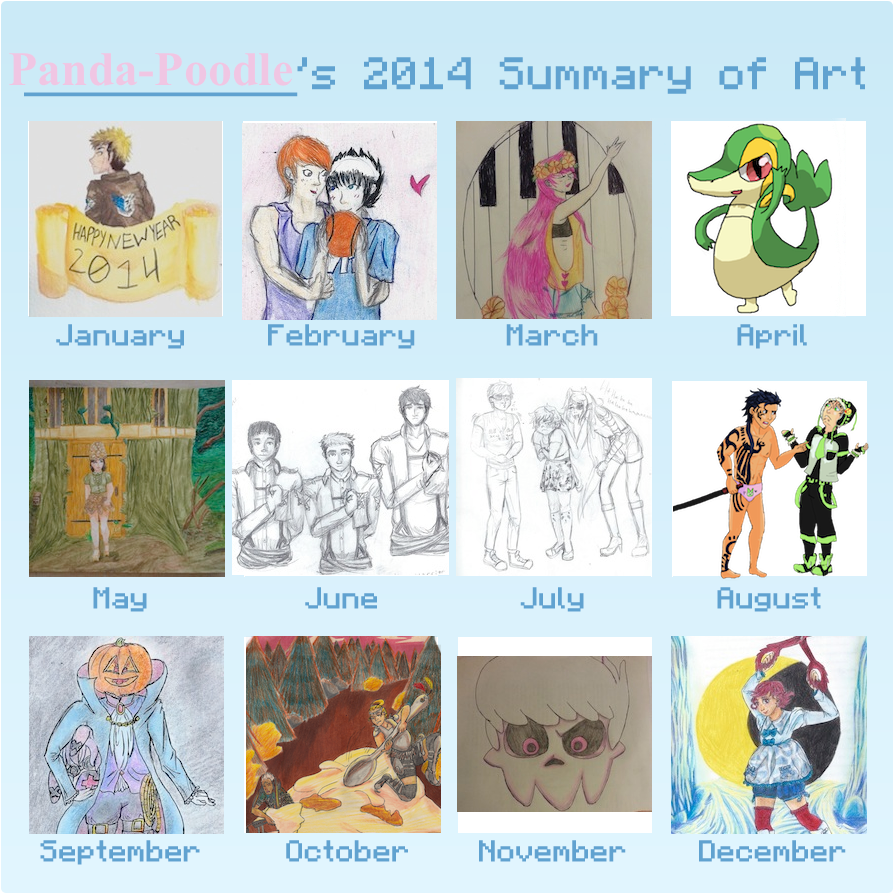 KK's 2014 Summary of Art by KaijuusandKryptids on DeviantArt