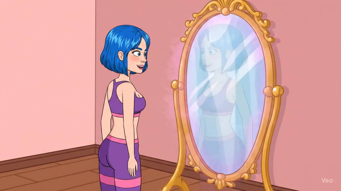 Magic mirror, magic kiss by ArtInMiddle on DeviantArt