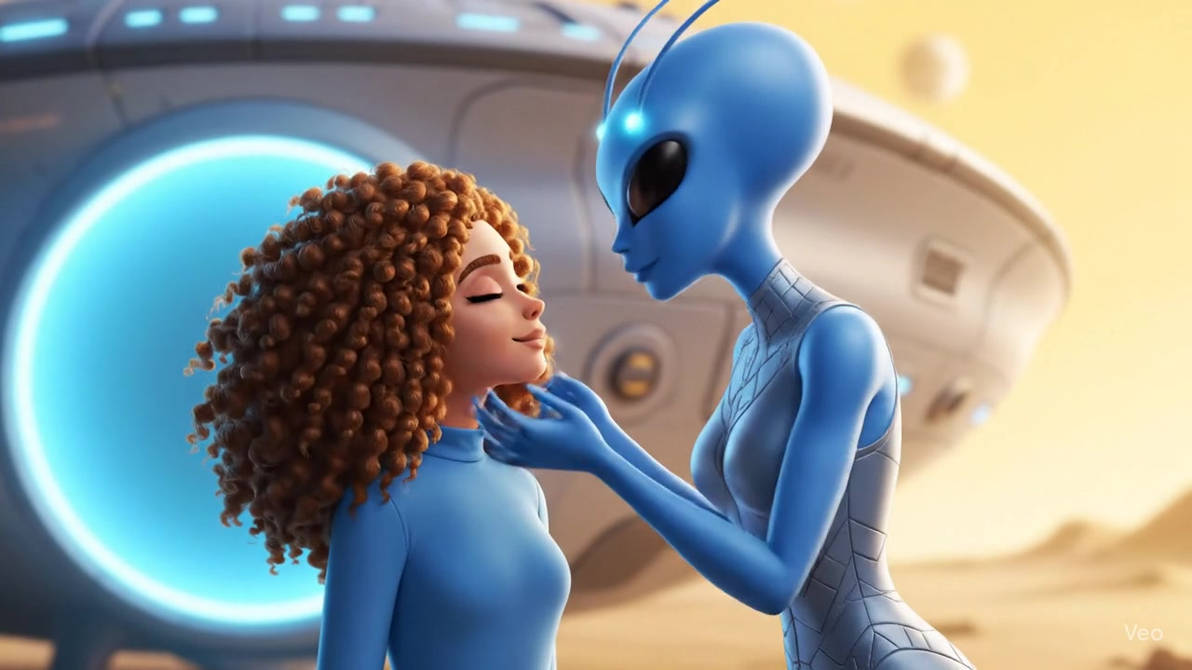 Alien kiss. by ArtInMiddle on DeviantArt
