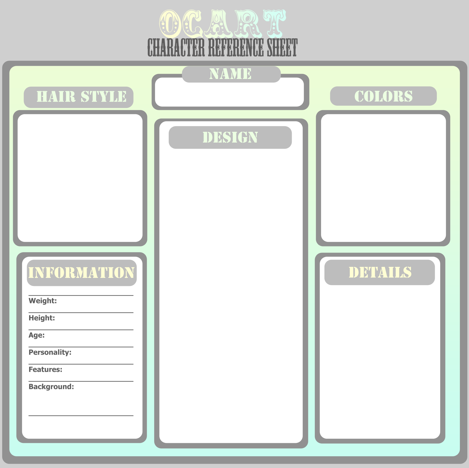 Ocart Character Ref Template By ThePurpleCat On DeviantArt ocart-character-ref-template-by-thepurplecat-on-deviantart