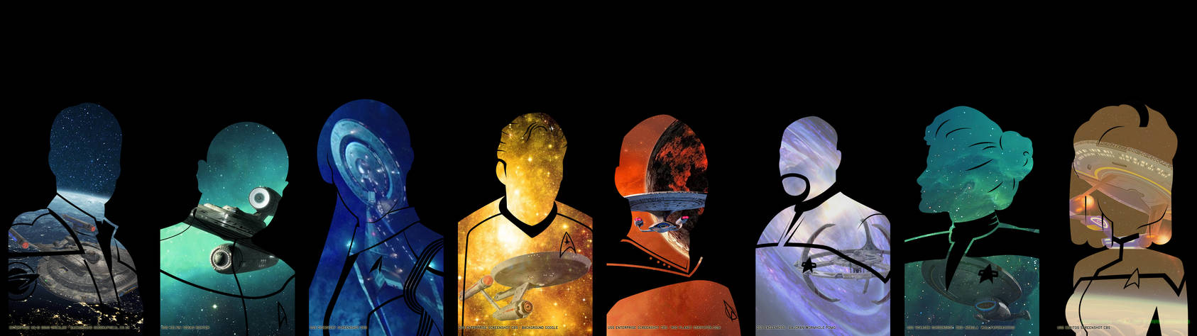 Star Trek Silhouette Wallpapers