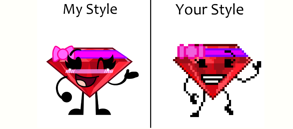 My Art Style about Ruby! (Collab) by CHAOS64Sprinkles on DeviantArt