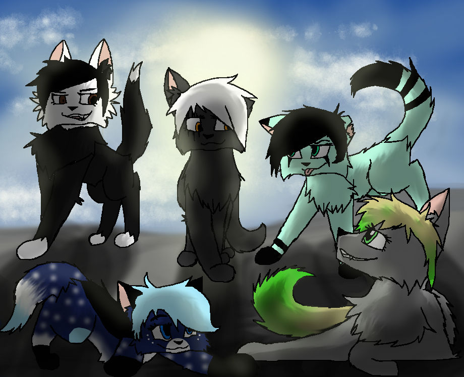 Wolf Pack by xxFluffyWolf on DeviantArt