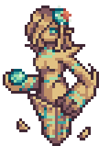 Sand Elemental (GIF) by Ichneumonidaem on DeviantArt.