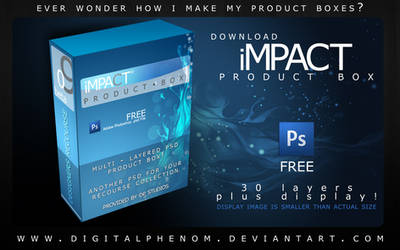 FREE Product Box PSD