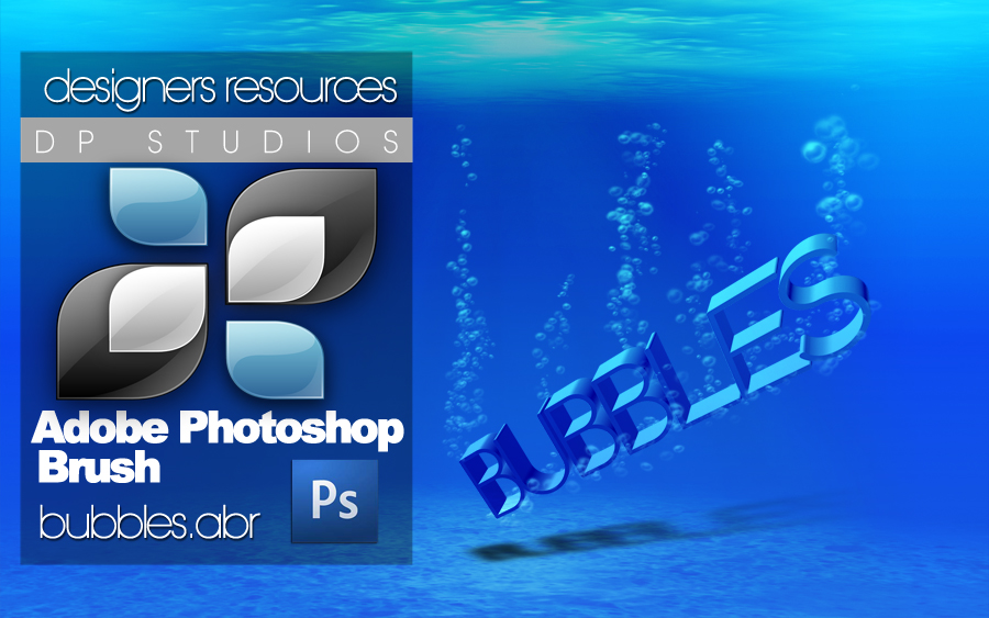 Photoshop Bubble Brush+PSD