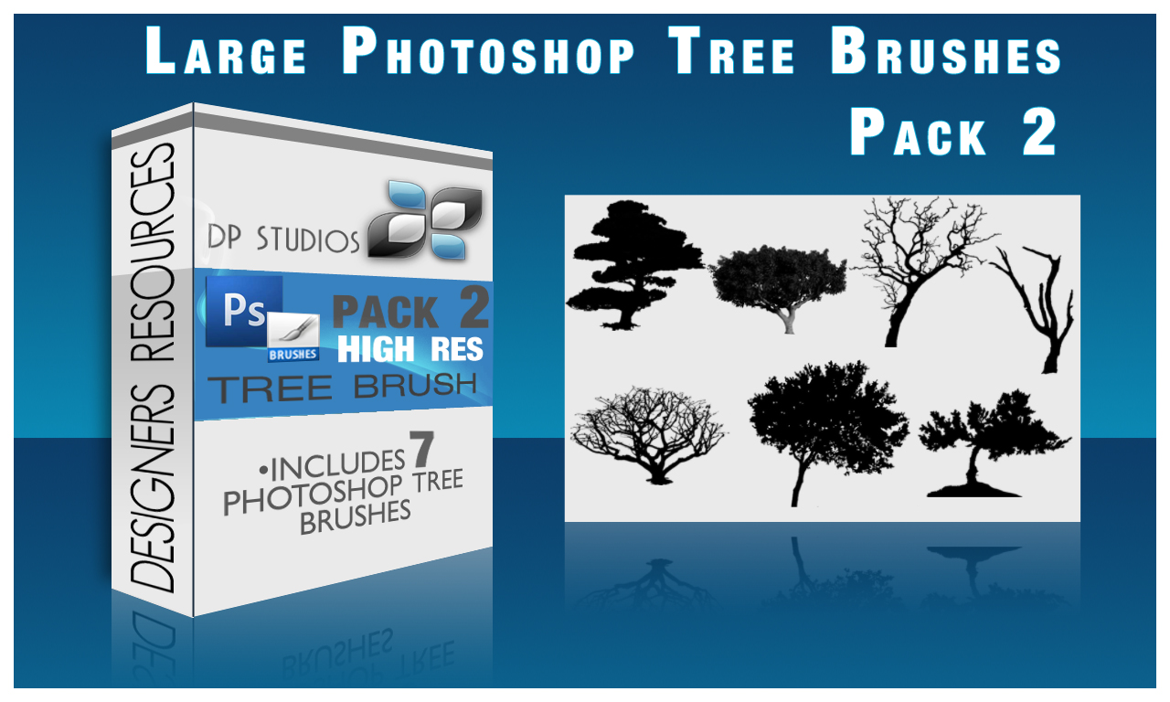 7 PS Tree Brushes