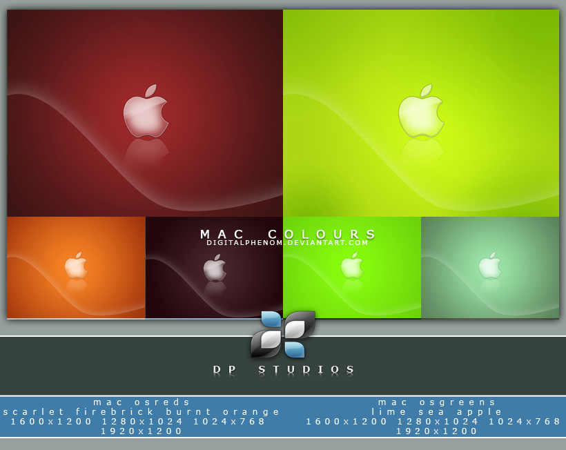 Mac Colours Reds n Greens