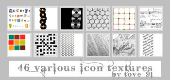 46 various icon textures