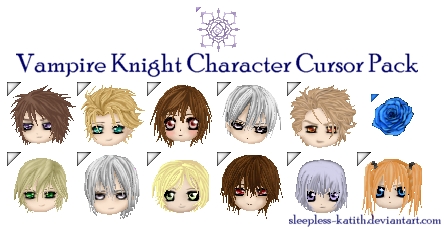 Vampire Knight Cursor Pack by sleepless-katith