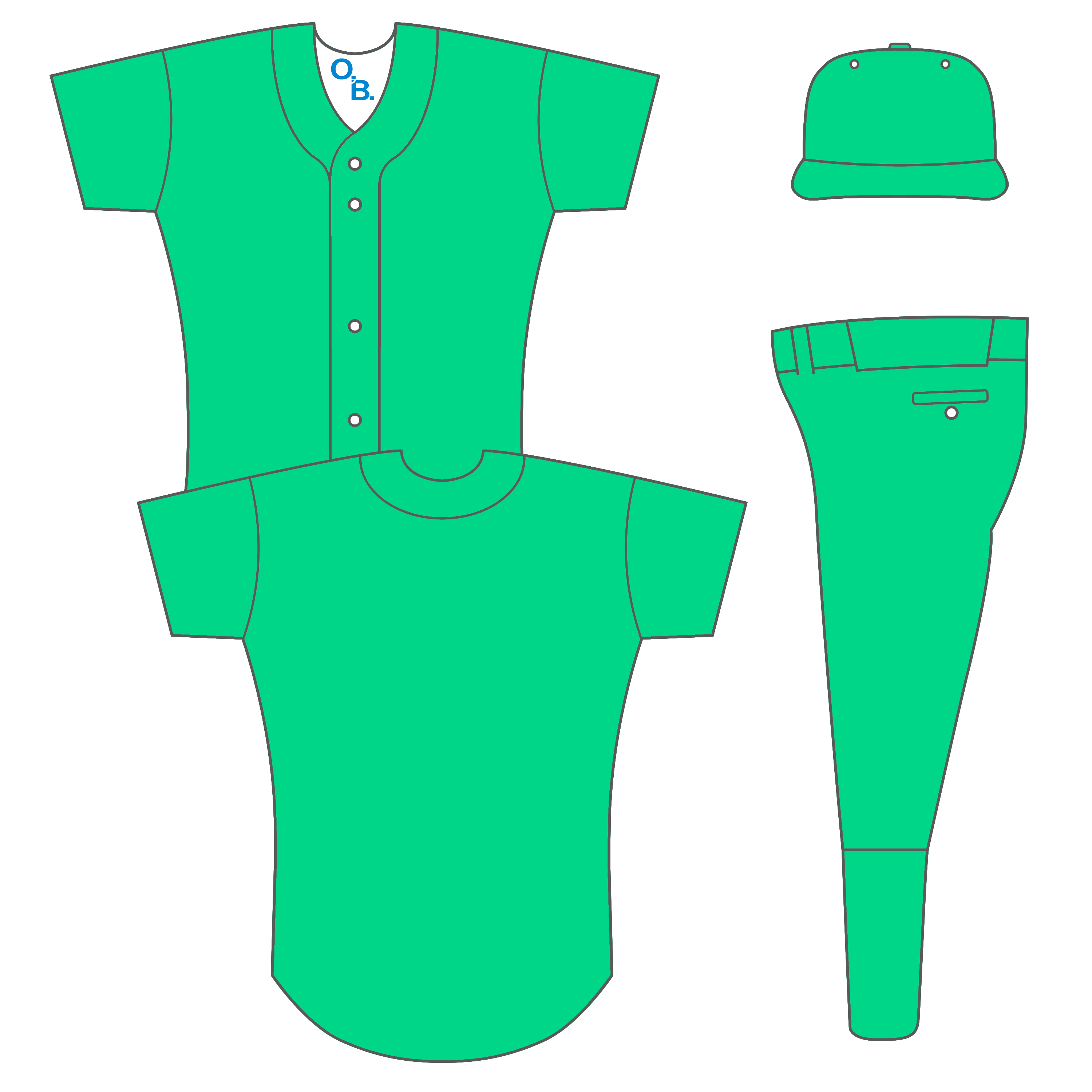 Baseball Uniform Template 1 by TimeOBrien on DeviantArt