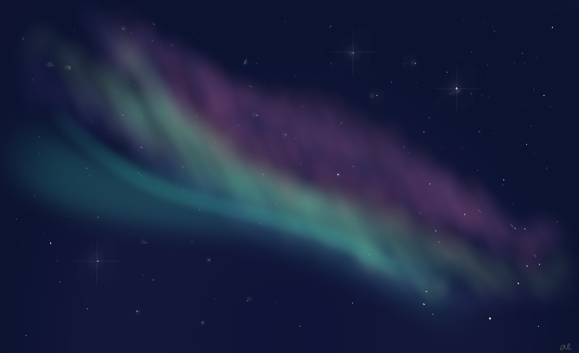 Aurora Sky by AmythaTee on DeviantArt