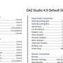 DAZ Studio 4.9 Shortcuts