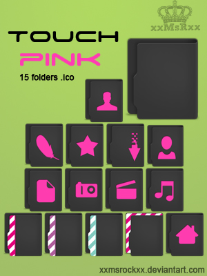 Folders Touch Pink