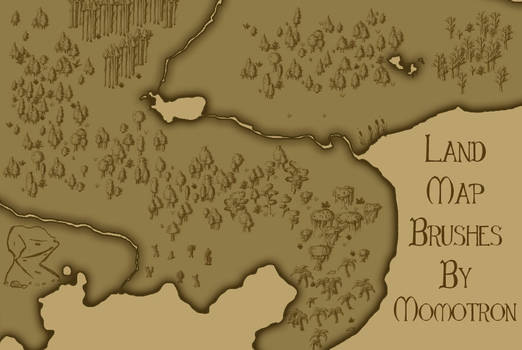 Momotron81 Land Map Brushes