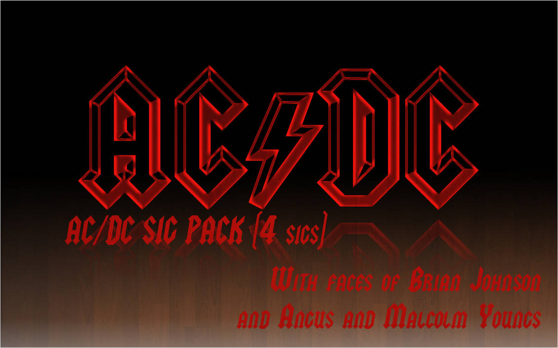 ACDC signature pack by Biclaw on DeviantArt