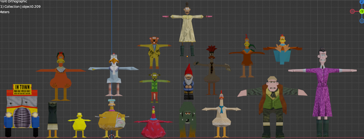 Chicken Run Model Pack Download by PaddyMcClellan on DeviantArt
