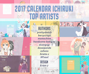 2017 Calendar IchiRuki Top Artists