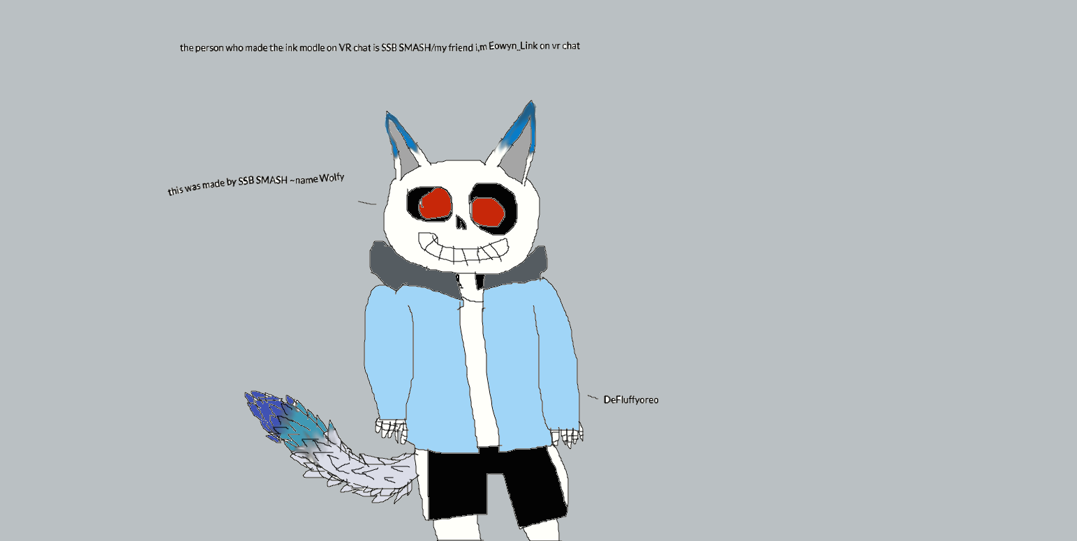 Wolf Sans Made By My Vr Chat Friend By Defluffyoreo On Deviantart