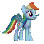 Rainbow Dash 3D Turntable