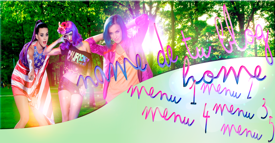 Header PSD Katy Perry