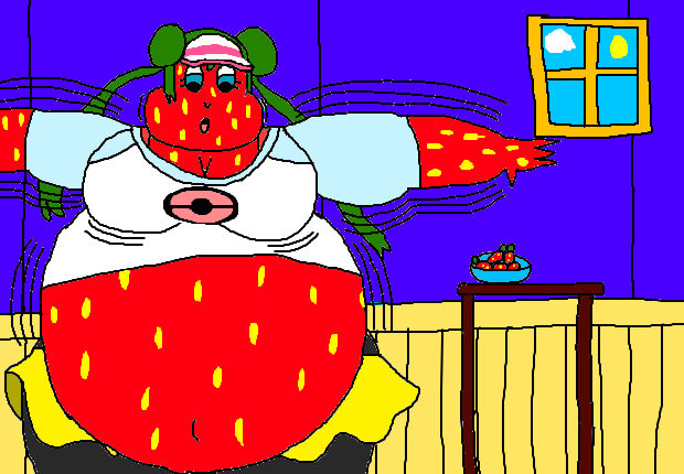 Rosa Strawberry inflation by Butterfox99 on DeviantArt