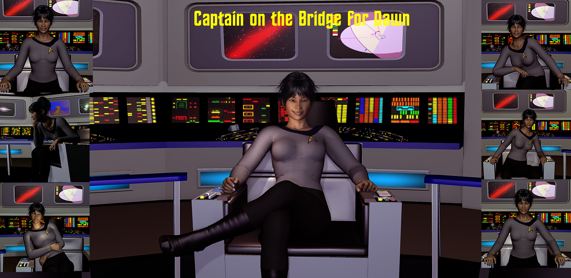 Captain on the Bridge - Dawn by ssgbryan