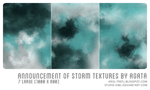 Announcement of storm textures