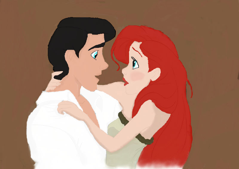 Ariel and Eric by shabby30 on DeviantArt