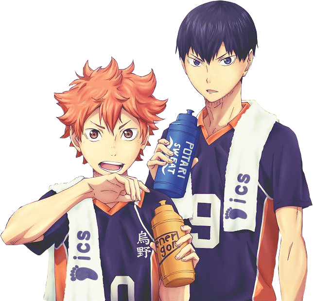 Kageyama + Hinata Renders