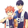 Kageyama + Hinata Renders