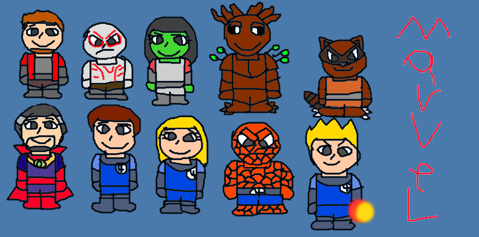 marvel heros by videogamer312 on DeviantArt