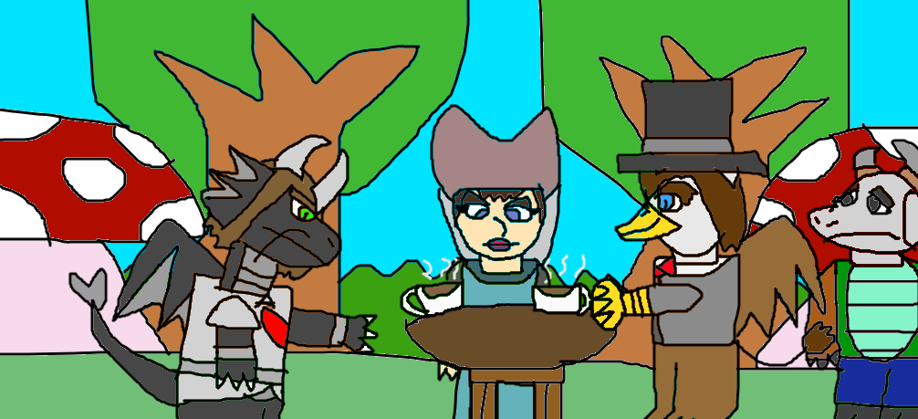 a special kind of tea party by videogamer312 on DeviantArt