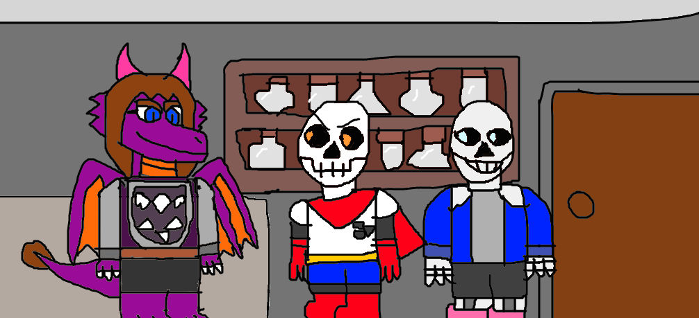 sister serving two customers by videogamer312 on DeviantArt