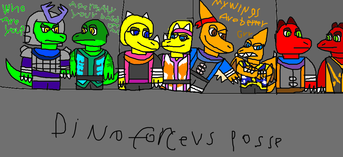 dino force vs dino posse (late self request part1) by videogamer312 on ...