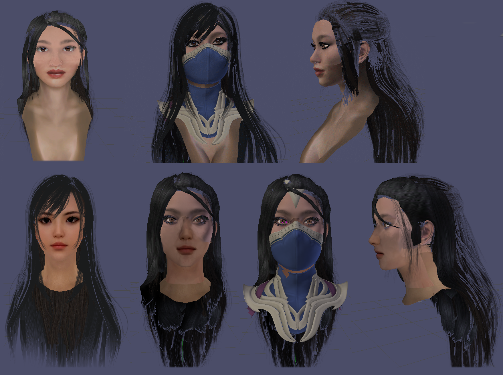 kitana custom 3d model by glowattack2 on DeviantArt