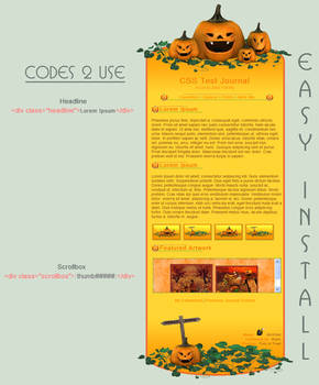 Pumpkin Avenue Journal V1 - Easy.Install