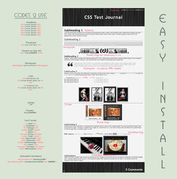 Stylish B/W Journal Vol.1 - Easy.Install
