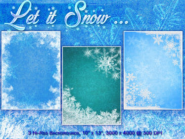 Let it Snow Backgrounds