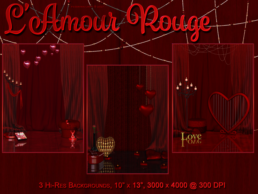 L'Amour Rouge Backgrounds