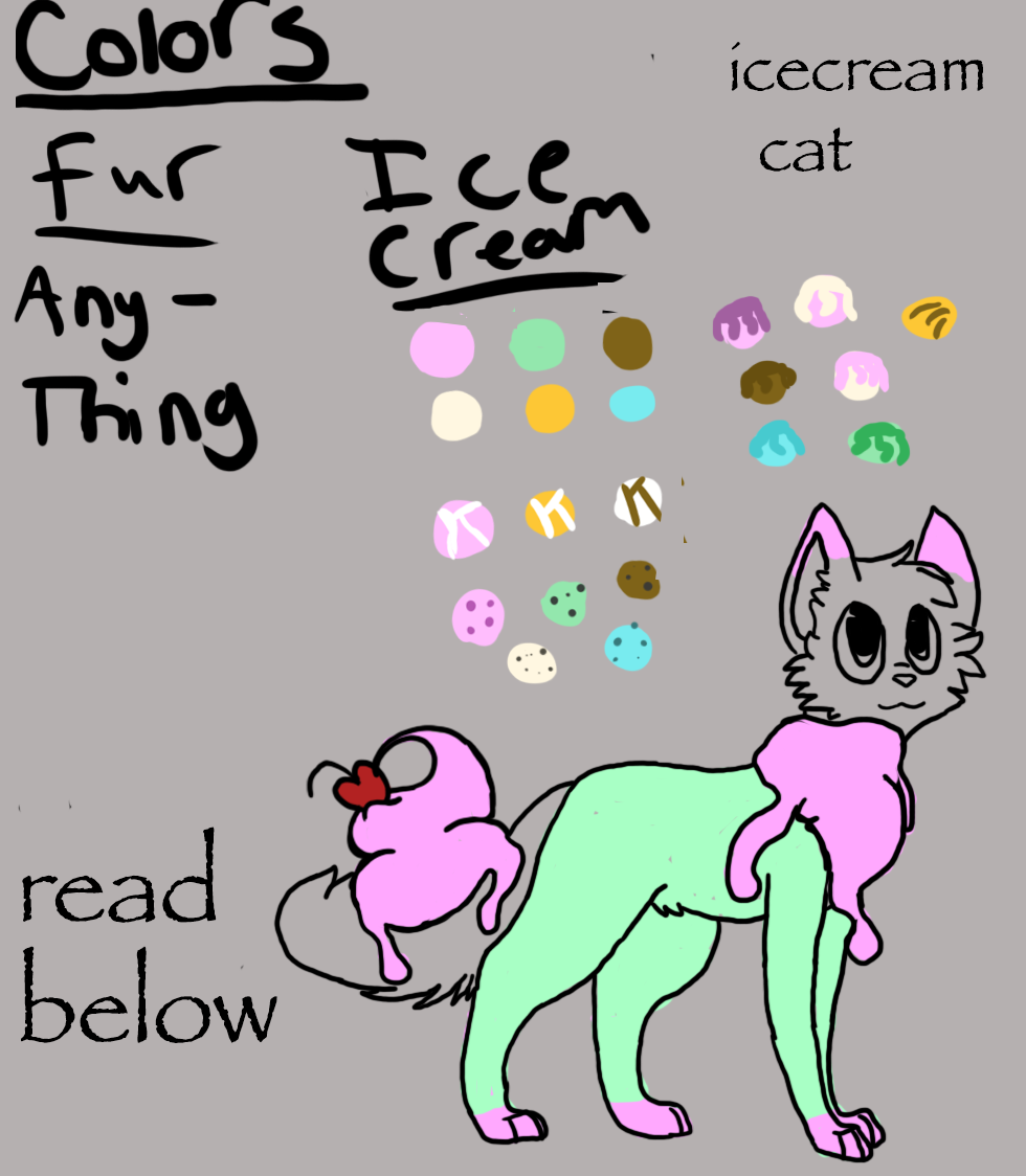 Icecream Cat -open species-