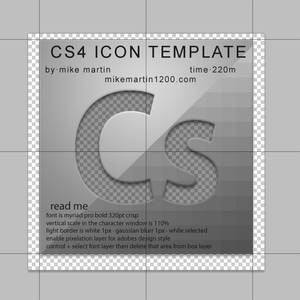 cs4 icon template