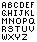 Pixel Alphabet font